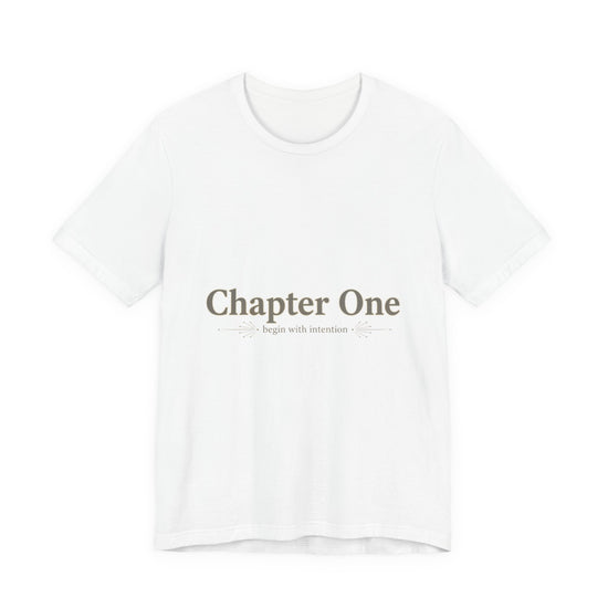 Chapter One serif font shirt | literary aesthetic text tee