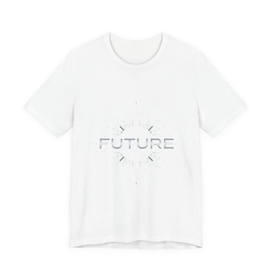 Future text, Cyber Chrome Tee | Cyber Y2K Minimalism