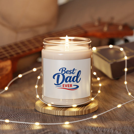 Best Dad Ever Scented Soy Candle — 9oz Fathers Day Gift