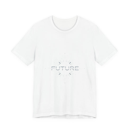Future T-Shirt Minimal Tech Design – Futuristic Digital Aesthetic Tee