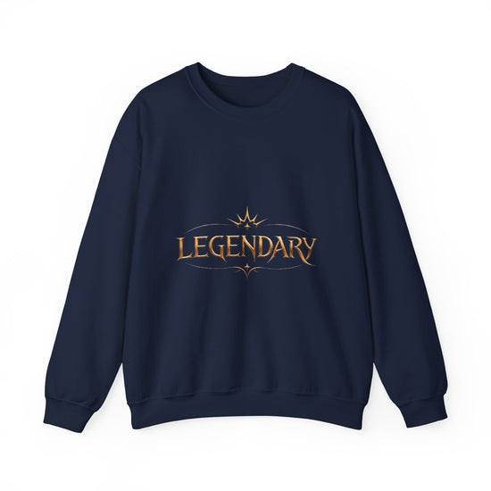 Legendary Crewneck Sweatshirt – Bold Gold Typography